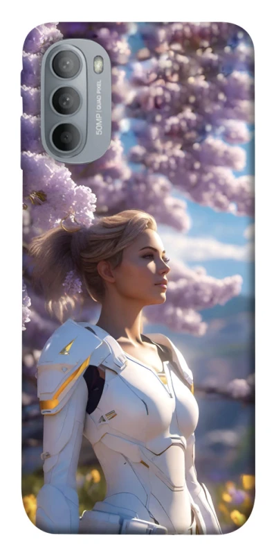 Чохол на Motorola Moto G31 Cyber space girl ver.1 фото 1 з 1