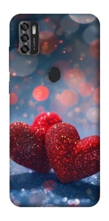 Чехол на ZTE Blade A7s (2020) Red hearts фото 1 из 1