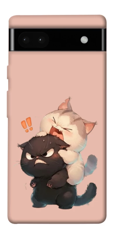 Чохол на Google Pixel 6a Сat and cat фото 1 з 1