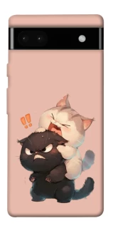 Чохол на Google Pixel 6a Сat and cat фото 1 з 1