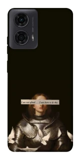 Чехол на Motorola Moto G24 Not afraid фото 1 из 1