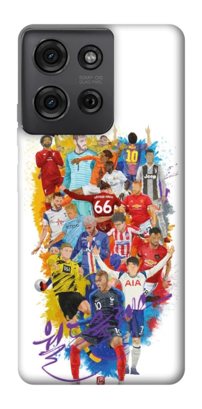 Чехол на Motorola Moto G75 Football Abstract v2 фото 1 из 1