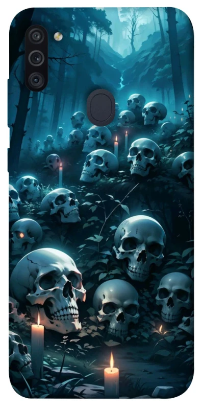 Чехол на Samsung Galaxy M11 Skulls v3 фото 1 из 1