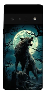 Чохол на Google Pixel 6 Pro Вовк під місяцем фото 1 з 1