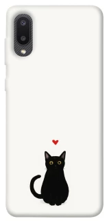Чохол на Samsung Galaxy A02 cat in love фото 1 Чохол на Samsung Galaxy A02 cat in love фото 1 з 1