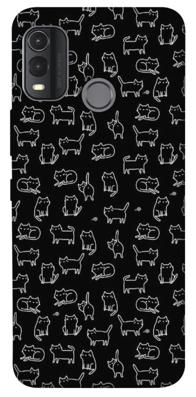 Чехол на Nokia G11 Plus Black Cats фото 1 из 1