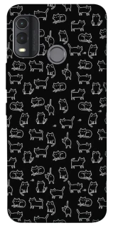 Чохол на Nokia G11 Plus Black Cats фото 1 з 1