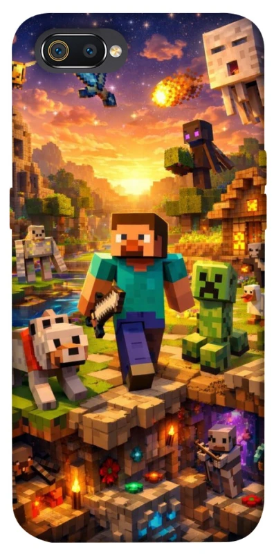 Чохол на Realme C2 Minecraft v6 фото 1 з 1
