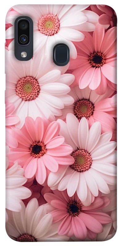 Чехол на Samsung Galaxy A20 / A30 Розовые цветы v2 фото 1 из 1