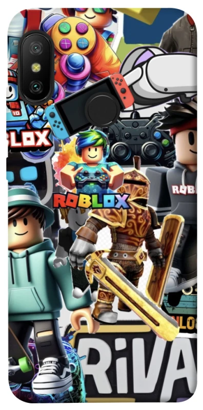 Чохол на Xiaomi Mi A2 Lite / Xiaomi Redmi 6 Pro Roblox collage ver.1 фото 1 з 1