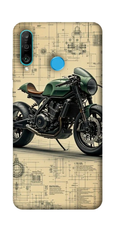 Чохол на Huawei P30 lite Bike model фото 1 з 1