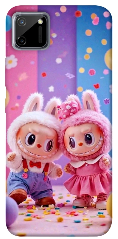 Чохол на Realme C11 Labubu twins ver.3 фото 1 з 1
