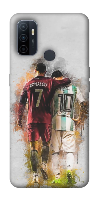 Чехол на Oppo A53 / A32 / A33 Ronaldo и Messi фото 1 из 1