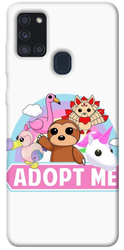 Чехол на Samsung Galaxy A21s Adopt Me Pets Logo фото 1 из 1