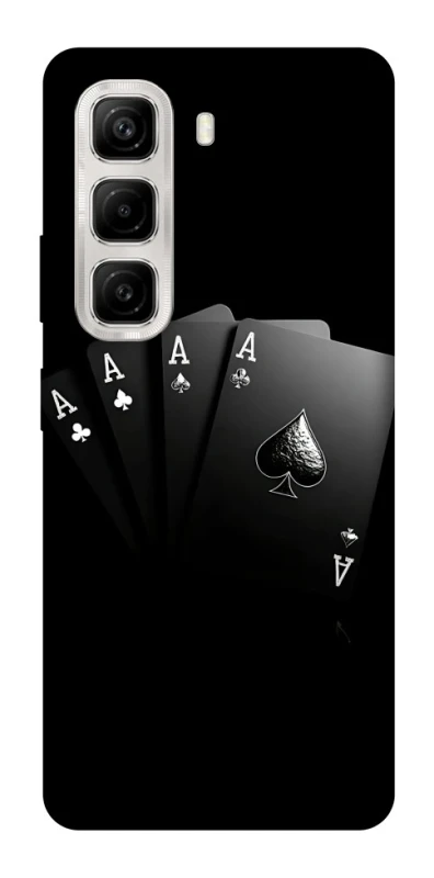 Чохол на Infinix Hot 50 4G Black Cards фото 1 з 1