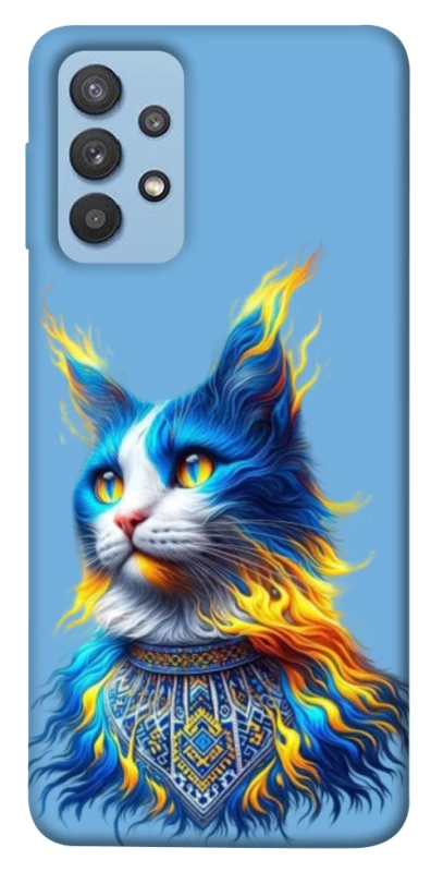 Чохол на Samsung Galaxy M32 Кіт патріот фото 1 з 1