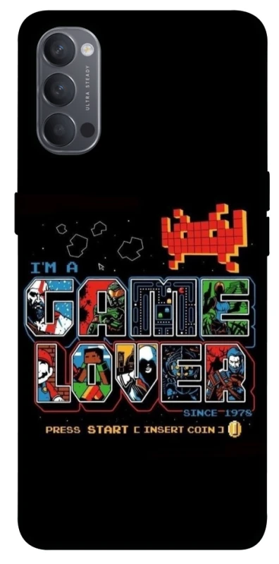 Чехол на Oppo Reno 4 Game Over фото 1 из 1