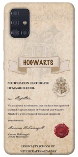 Чохол на Samsung Galaxy A51 The Hogwarts acceptance letter фото 1 з 1