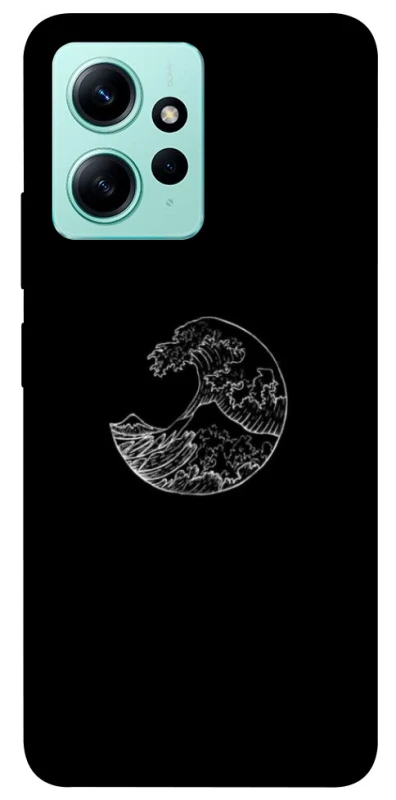 Чохол на Xiaomi Redmi Note 12 4G Black tsunami фото 1 з 1