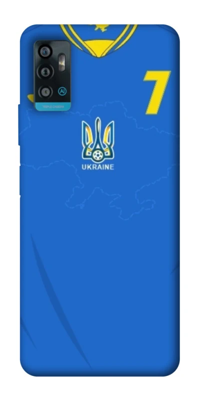 Чехол на ZTE Blade A71 UA-Football ver.4 фото 1 из 1
