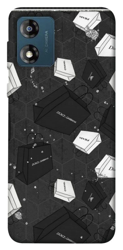 Чехол на Motorola Moto E13 Fashion collage ver.3 фото 1 из 1