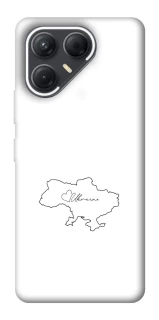 Чохол на TECNO Pova 7 Ukraine map фото 1 з 1