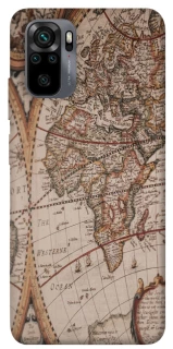Чехол на Xiaomi Redmi Note 10 / Note 10s Карта путешествий фото 1 из 1