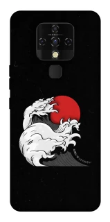 Чехол на TECNO Camon 16 SE Волны Японии v2 фото 1 из 1