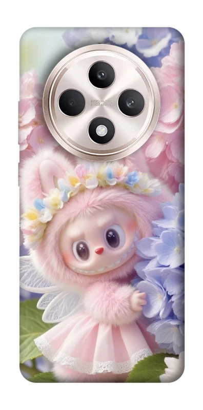 Чохол на Oppo Reno 12 F 4G/5G Labubu & Flowers ver.1 фото 1 з 1
