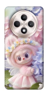 Чехол на Oppo Reno 12 F 4G/5G Labubu & Flowers ver.1 фото 1 из 1