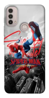 Чехол на Motorola Moto E40 Spider Man ver.1 фото 1 из 1