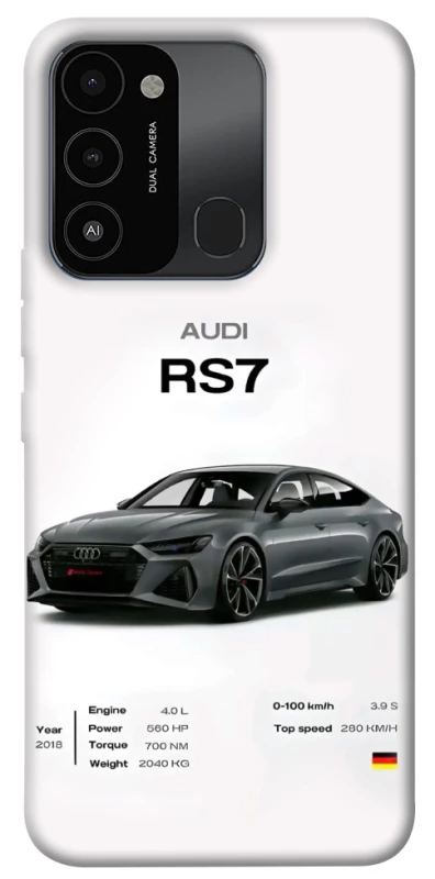 Чехол на TECNO Spark 8C Audi RS7 фото 1 из 1