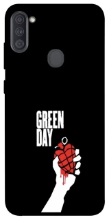 Чехол на Samsung Galaxy A11 Green Day logo фото 1 Чехол на Samsung Galaxy A11 Green Day logo фото 1 из 1