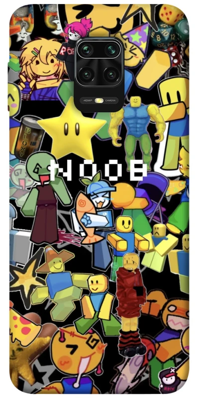 Чехол на Xiaomi Redmi Note 9s / Note 9 Pro / Note 9 Pro Max Roblox Noob фото 1 из 1