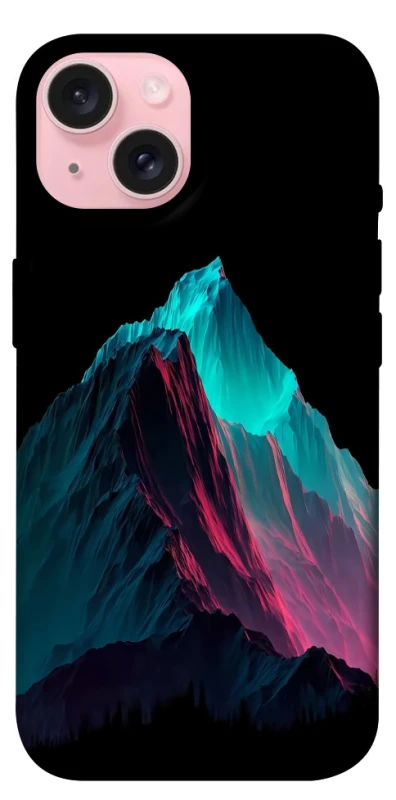 Чехол на Apple iPhone 15 (6.1") Neon mountains фото 1 из 1