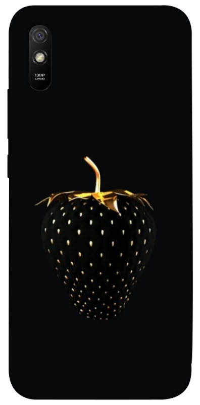 Чохол на Xiaomi Redmi 9A Чорна полуниця фото 1 з 1