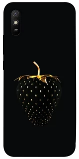 Чохол на Xiaomi Redmi 9A Чорна полуниця фото 1 з 1