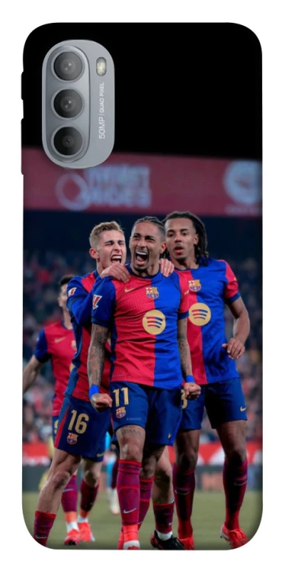 Чехол на Motorola Moto G31 FC Barcelona team фото 1 из 1