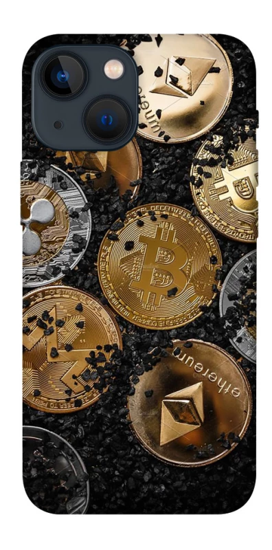 Чехол на Apple iPhone 13 mini (5.4") Many coins v2 фото 1 из 1