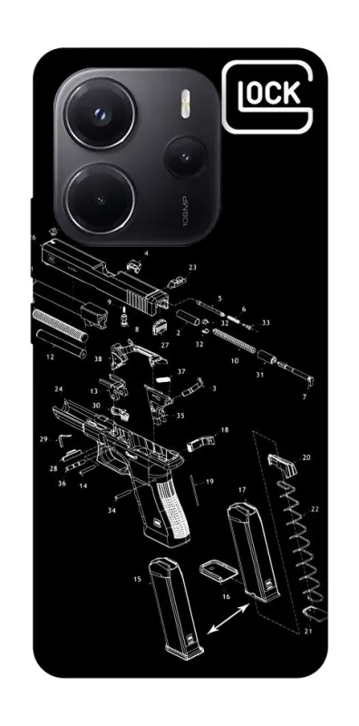 Чохол на Xiaomi Redmi Note 14 5G LOCK фото 1 з 1