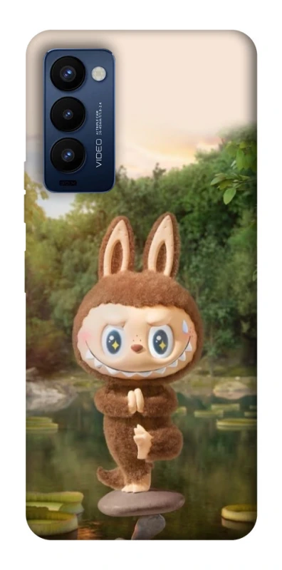 Чехол на TECNO Camon 18 Pro Labubu Yoga фото 1 из 1