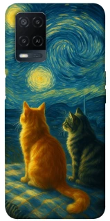 Чохол на Oppo A54 4G Cats under the stars фото 1 Чохол на Oppo A54 4G Cats under the stars фото 1 з 1