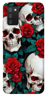 Чехол на Samsung Galaxy A02s skull and rose фото 1 из 1