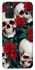 Чохол на Samsung Galaxy A02s skull and rose фото 1 з 1
