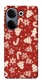 Чехол на TECNO Camon 20 Pro (CK7n) Новогодний v3 фото 1 из 1