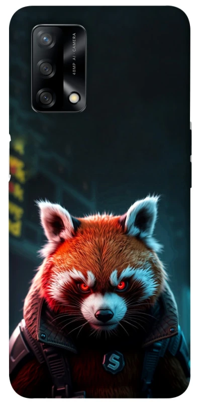 Чохол на Oppo A74 4G Cyber Red Panda фото 1 з 1