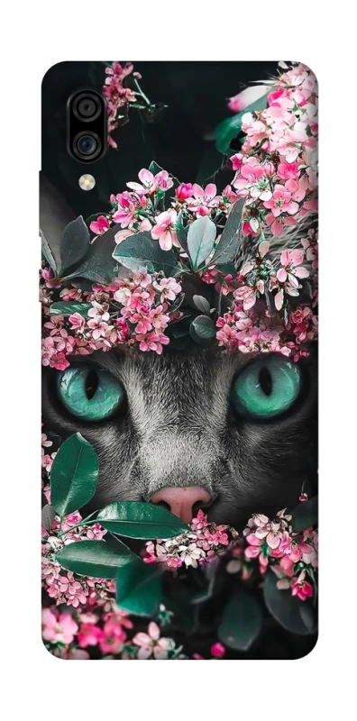 Чохол на ZTE Blade A5 (2020) Кіт в квітах фото 1 з 1