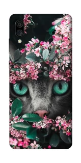 Чохол на ZTE Blade A5 (2020) Кіт в квітах фото 1 з 1