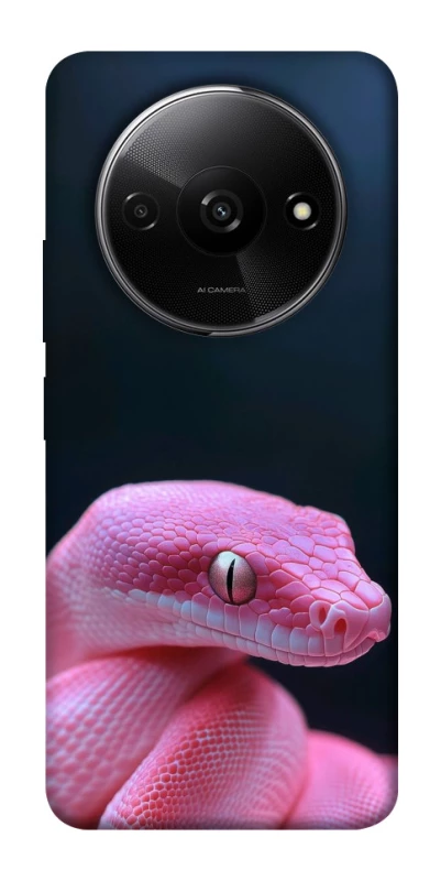 Чохол на Xiaomi Redmi A3 Рожева змія фото 1 з 1