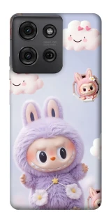 Чохол на Motorola Moto G75 Labubu & clouds фото 1 з 1